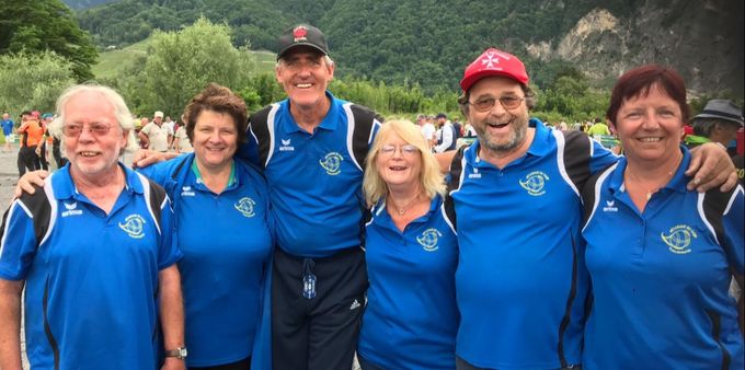 Nos deux équipes au Championnat de Suisse triplettes à Villeneuve (VD) 22 et 23 juin 2019